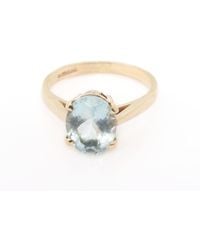 Gabriella Alicia - Beryl And Dimond Ring - Lyst