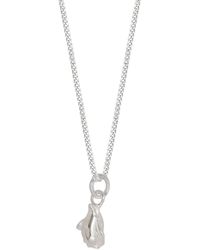 Lime Tree Design - Tiny Penguin Pendant Necklace Sterling Silver - Lyst
