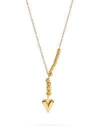 Ebru Jewelry - Romantic Golden Heart Harmony Necklace - Lyst