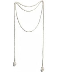Ninemoo - Serenade Long Pearl Rope Necklace - Lyst
