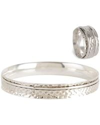 Charlotte's Web Jewellery - Karma Abundance Spinning Ring & Bangle Gift Set - Lyst