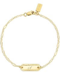 SET & STONES - Cora Initial Bracelet - Lyst