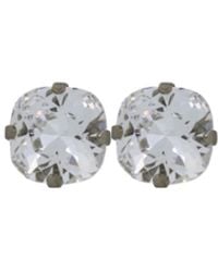 Vickisarge - Neutrals The Large Clear Stud - Lyst