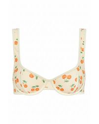 Montce - Cherry Sherbet Romy Binded Bikini Top - Lyst