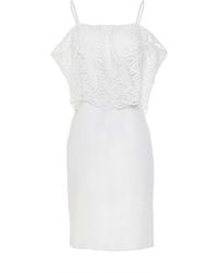 Smart and Joy - Bardot Lace Trim Off-Shoulder Mini Dress - Lyst