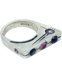 Tg-Jewellery by Tamara Gervasio - Traffic Light Ring With Garnet, Tourmaline, Star Gemstones - Lyst