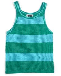 Gigi Knitwear - Mesh Cotton Tank Top - Lyst