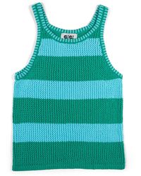 Gigi Knitwear - Mesh Cotton Tank Top - Lyst
