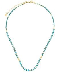 KAMARIA - Lumira Mini Gemstone Necklace With Miyuki Beads - Lyst