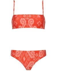 Aguaclara - Bandeau Top & Hipster Bottom Orangers - Lyst