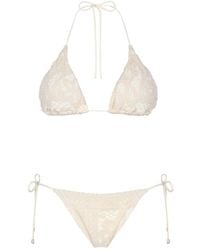 Aguaclara - Neutrals La Perle Triangle Top - Lyst