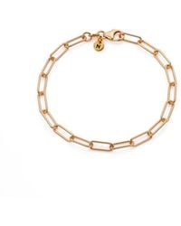 Nellou Jewellery - Paperclip Bracelet Plated Sterling - Lyst