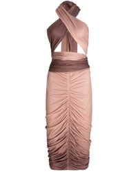 Circular Path - Midi Multi-Tie Bodycon Dress - Lyst