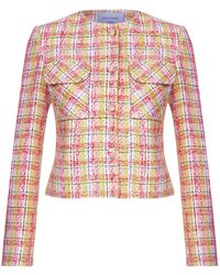 NAZLI CEREN - Irma Cropped Cotton Twill Jacket - Lyst
