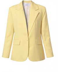AGGI by HALEWSKI - Tatiana Butter Oversized Blazer - Lyst