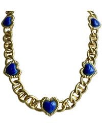 Laura Gray - Sloan Heart Necklace Tiger's Eye - Lyst