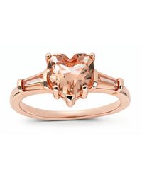 Kylie Harper - Heart-Cut Morganite Statement Ring - Lyst