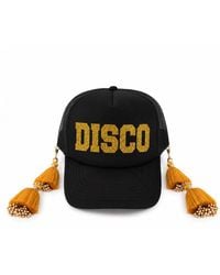 Julia Clancey - Disco Glitter Tassel Trucker Cap - Lyst