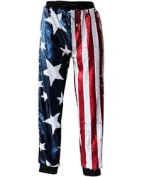 Any Old Iron - Reversible Sequin Stars & Stripes Joggers - Lyst