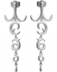 Lucy Quartermaine - Solid Sterling Element Chandelier Earrings - Lyst