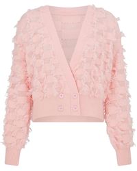 Sour Figs - Fringed Checkerboard Cardigan - Lyst