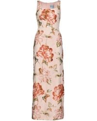 Justin Tong - Ellaire Beaded Midi Dress - Lyst