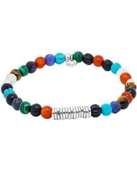 Tateossian - Classic Discs Beaded Bracelet - Lyst