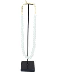 Botanical Boys - Ghana Glass Beads Necklace - Lyst