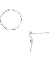 Heather Hawkins Jewelry - Circle Stud Earrings - Lyst