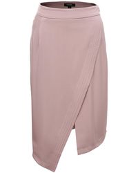 Smart and Joy - Asymmetric Crossed Panel Skirt - Lyst