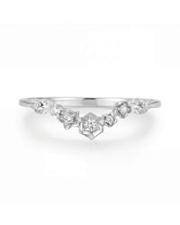 Azura Jewelry New York - Floral Nesting Band Vermeil - Lyst