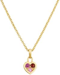 Dinny Hall - My World Gem Heart Pendant - Lyst
