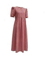 BEIRA - Flora Dress – Gingham Cotton - Lyst