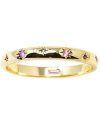 NASI SILVER - Scatter Band Both Sides Now Ring Dusk Edition Star Ring - Lyst