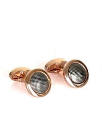 DAVID WEJ - Circle Patterned Cufflinks - Lyst