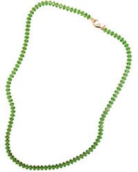 Urbane Jewelry Studio - Emerald Tennis Necklace - Lyst