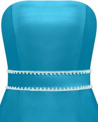 Tia Dorraine - Crystal-Embellished Double Belt - Lyst