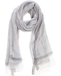 Saachi - Shimmer Border Scarf - Lyst