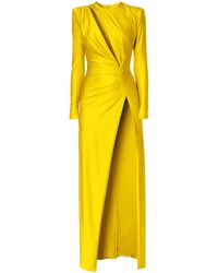 AGGI - Adriana Super Yellow Dress - Lyst