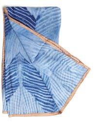 Variously - Samu Hand Printed Shibori Silk Chiffon Scarf - Lyst