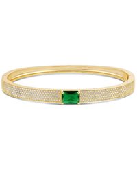 SHYMI - Pave Bangle With Stone - Lyst