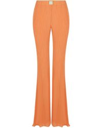 Nocturne - Orange High-waisted Flare Pants - Lyst
