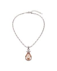 Modenaire - Topaz Teardrop Star Pendant Necklace - Lyst