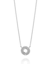 Nellou Jewellery - Beaded Halo Necklace Sterling - Lyst