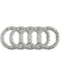 6Fiftytwo® - Pure Mulberry Slim Silk Scrunchies - Lyst