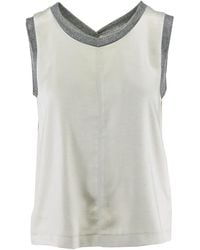 Silvia Serban - Reversible Satin Top - Lyst