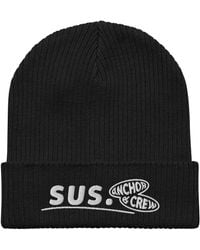 Anchor and Crew - Sus Gen. Organic Cotton Embroidered Beanie - Lyst