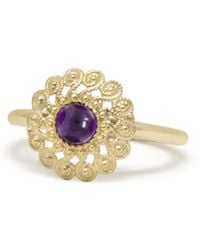Vintouch Italy - Filigrana-Plated Amethyst Ring - Lyst