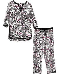 Inara - Indian Cotton Savannah Print Pyjama Set - Lyst