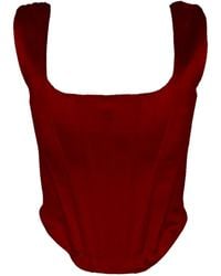 CREASE - Cherry Astrid Corset - Lyst